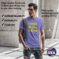 thumbnail image 5 of Greenyef Graphics I Paused My Game to Be Here Gamer Gift Funny Tee Men's T-Shirt Style-31 (Violet & Yellow, Large), 5 of 6