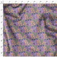 thumbnail image 4 of Soimoi Feuilles de Tissu Poly Georgette & Tissu Imprimé Artistique Floral 1 Yard 52 Inch Wide, 4 of 5