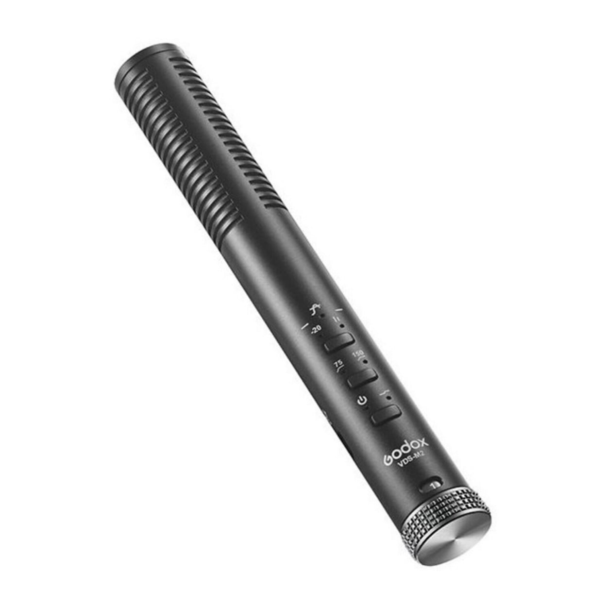 Godox VDS-M2 Supercardioid Condenser Shotgun Microphone with Safety Channel and dB Peak Warning Light (Black)