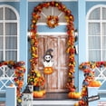 thumbnail image 4 of Halloween Decorative Hanging Ornament  Bat Pumpkin Ghost Sign, 4 of 8