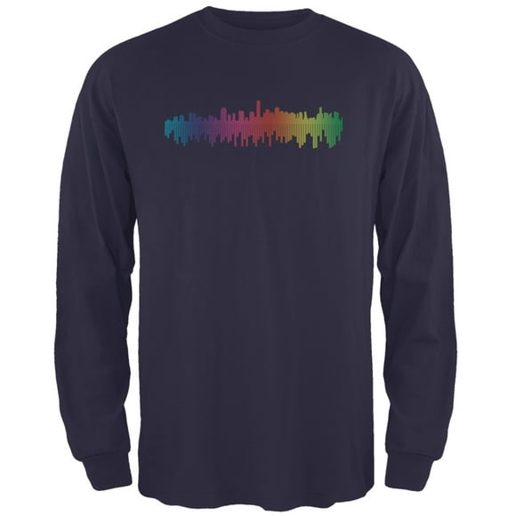 City Levels Navy Adult Long Sleeve T-Shirt