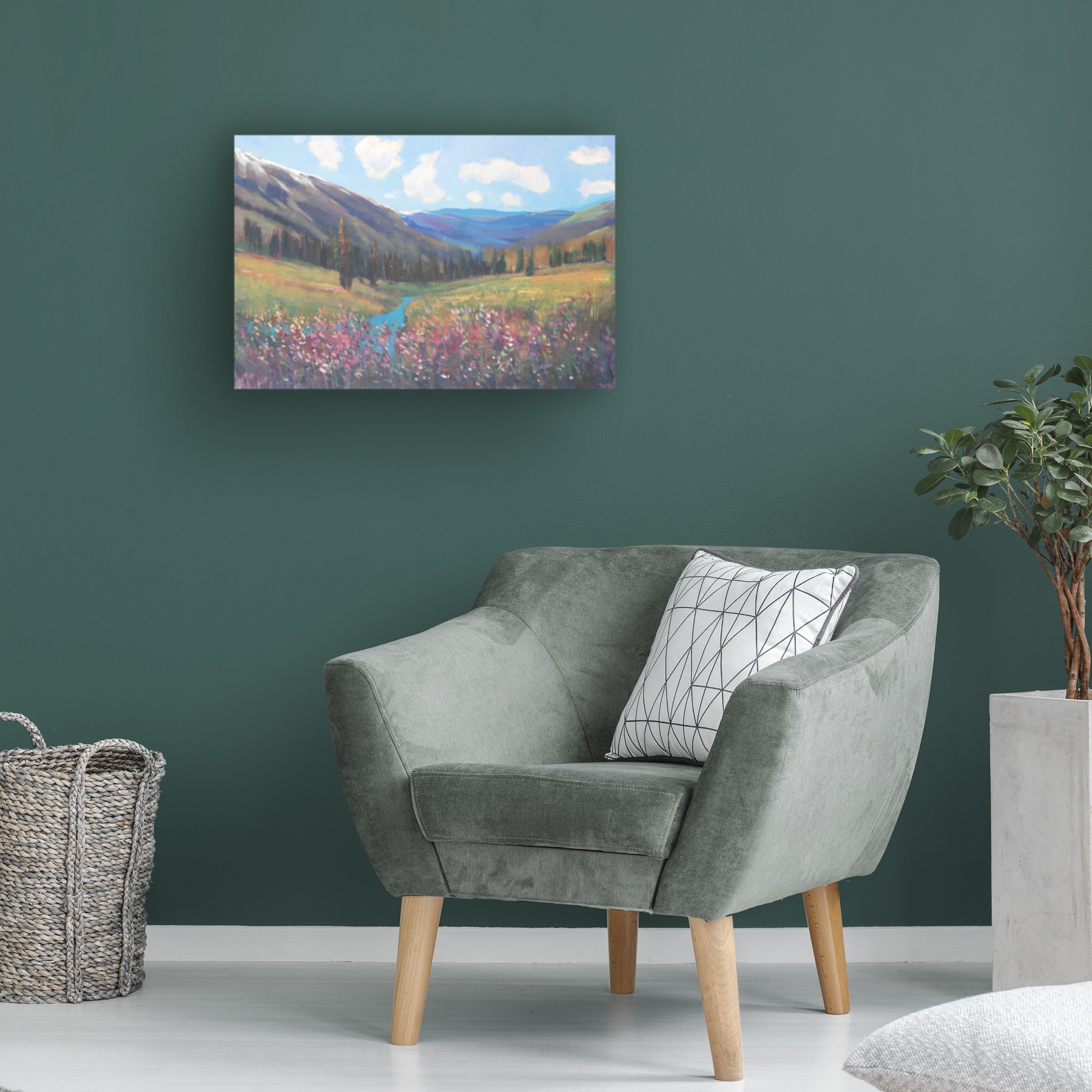Tim OToole 'Mountain Pass II' Canvas Art