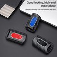 thumbnail image 2 of Speravity Funda protectora para llave de motocicleta, funda protectora de 2 botones, soporte antipérdida para montar, organizador de bolsillo portátil Accesorios para motos Rojo Speravity VI016847-02B, 2 of 6