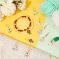 thumbnail image 5 of 2 set Plant Stitch Markers Alloy Enamel Crochet Stitch Marker Charms Locking Stitch Marker DIY Handmade Gift for Knitting Weaving Accessories Quilting Handmade Jewelry, 5 of 6
