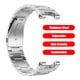 thumbnail image 2 of Correa de reloj de acero inoxidable para Amazfit T-Rex Pro/Amazfit T-Rex (Plata), 2 of 9