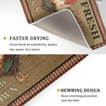thumbnail image 3 of Rooster Poultry Dish Drying Mat For Kitchen Counter 18x24 Inch Microfiber Absorbent Linen printing Drying Pad Rural hen Drying Mat Dishes Pad Dish Drainer Rack Mats For Coffee Bar Mats, 3 of 6