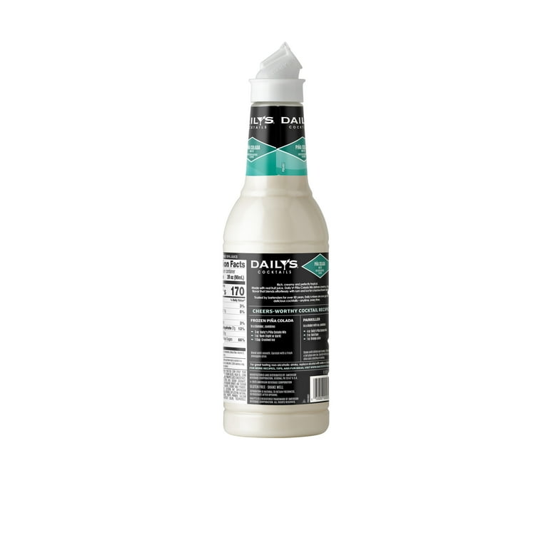 Daily's Pina Colada Cocktail Mix, 1L Bottle for Tropical Drinks and  Cocktails - Walmart.com