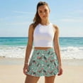 thumbnail image 4 of Jeiento Horse Skirts for Women High Waisted Stretchy Tennis Skort with Built-in Shorts Flower Athletic Casual Golf Skort Size L, 4 of 7