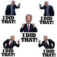thumbnail image 1 of 100 pegatinas de I Did That Biden, Biden I Did That pegatinas, divertidas pegatinas de I Did That, mezcla 5 patrones diferentes, 3 pulgadas Brillar Electrónica, 1 of 5