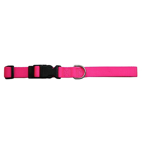 Kwik Klip Adjustable Dog Collar Small Neon Pink - Walmart.com