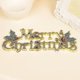 thumbnail image 2 of Colgador de puerta de Feliz Navidad, adorno para árbol de Navidad, decoración de señales navideñas, decoración para fiesta (dorado), 1 Uds., 2 of 4