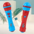 thumbnail image 3 of 1Pcs Children Simulation Sound Amplifier Microphone Early Education Enlightenment Singing Music Toy Microphone Blue, 3 of 6