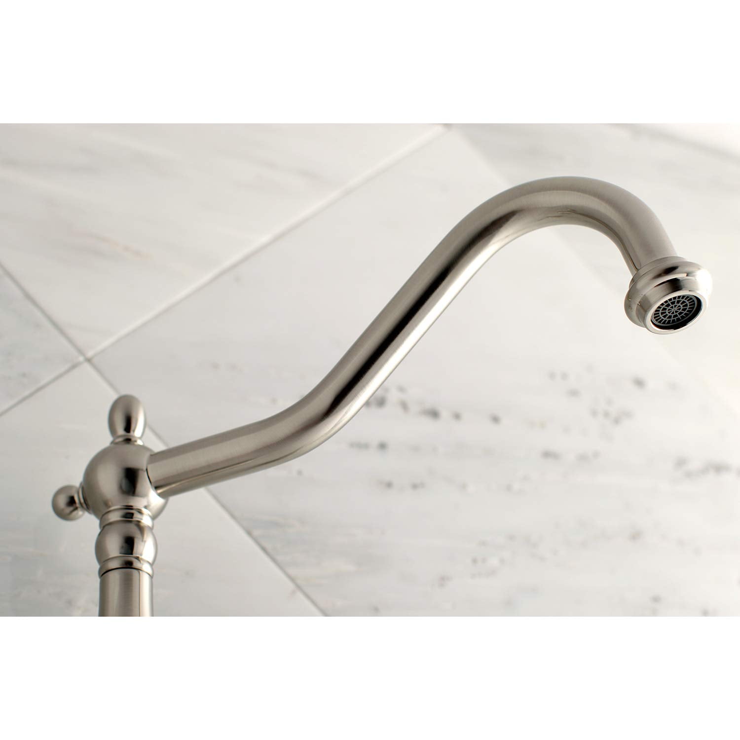 Kingston Brass Roman Tub Faucet, Brushed Nickel, Wall Mount KS1028AX