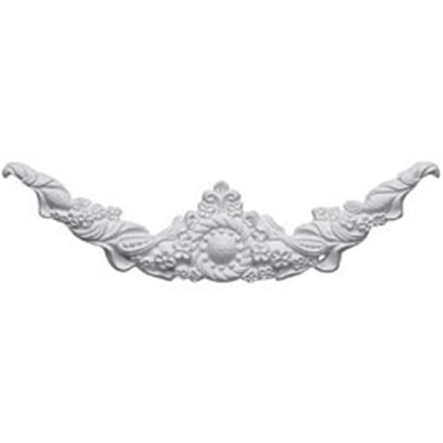 12.75 In. W X 3.5 In. H X .62 In. P Architectural accent - Vinyard Twist Center Onlay