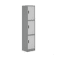 thumbnail image 1 of Locker Metálico Alto de 3 Compartimentos Amplios con Puertas y Llave para Almacenamiento Seguro para Oficina, Gimnasio o Personal, 1 of 7