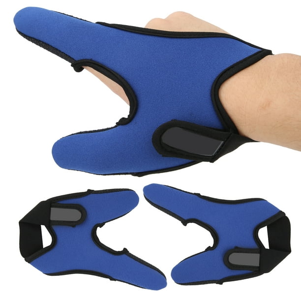 LHCER 2 Finger Fishing Gloves,2Pcs Fishing Gloves 2 Finger Protector  Non‑slip Breathable Outdoor Fishing Gear Supplies,Fishing Gloves