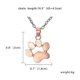 thumbnail image 2 of Collar con huella de pata de perro, collar de aleación de zinc - NC18Y0120-2 - Código de producto 35627 NC18Y0120-2, 2 of 5