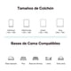 thumbnail image 3 of Colchón Matrimonial De Espuma De 15 Cm, Firmeza Media Y Soporte Equilibrado, 3 of 6
