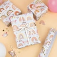 thumbnail image 3 of Papel de regalo Burymento Rainbow Boho Gold Foil 43 cm x 10 m, 3 of 6
