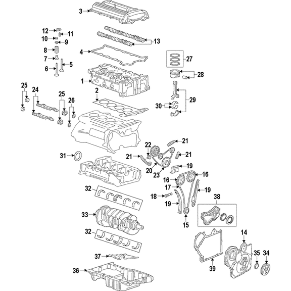 Genuine OE GM Chain Guide 90537299