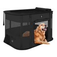 thumbnail image 1 of Corral para perros X-ZONE PET portátil plegable para interiores/exteriores negro, 1 of 6