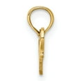 thumbnail image 6 of Auriga Fine Jewelry 10K Yellow Gold Sweet Heart Charm (L- 9.98 mm, W- 17.36 mm) for Women, 6 of 7
