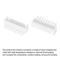 thumbnail image 4 of 2.54mm Connector 9 Pin Male Adapter Right Angle Pin Header White Socket for Wire to Board Connection, 100 Pack, 4 of 6