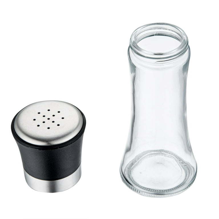 Vetri 6 oz Glass Salt / Pepper Grinder - 1 3/4 x 1 3/4 x 5 3/4 - 1 count  box