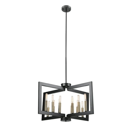 Globe Electric Heath 12-Light Dark Bronze Chandelier, 60379