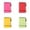 Hot Pink*1+Red*1+Yellow*1+Light Green*1, variant on Clearance! 50 Blank 2Pc Notebooks (100 Pages) Per Notebook Planner Spiral Notebook