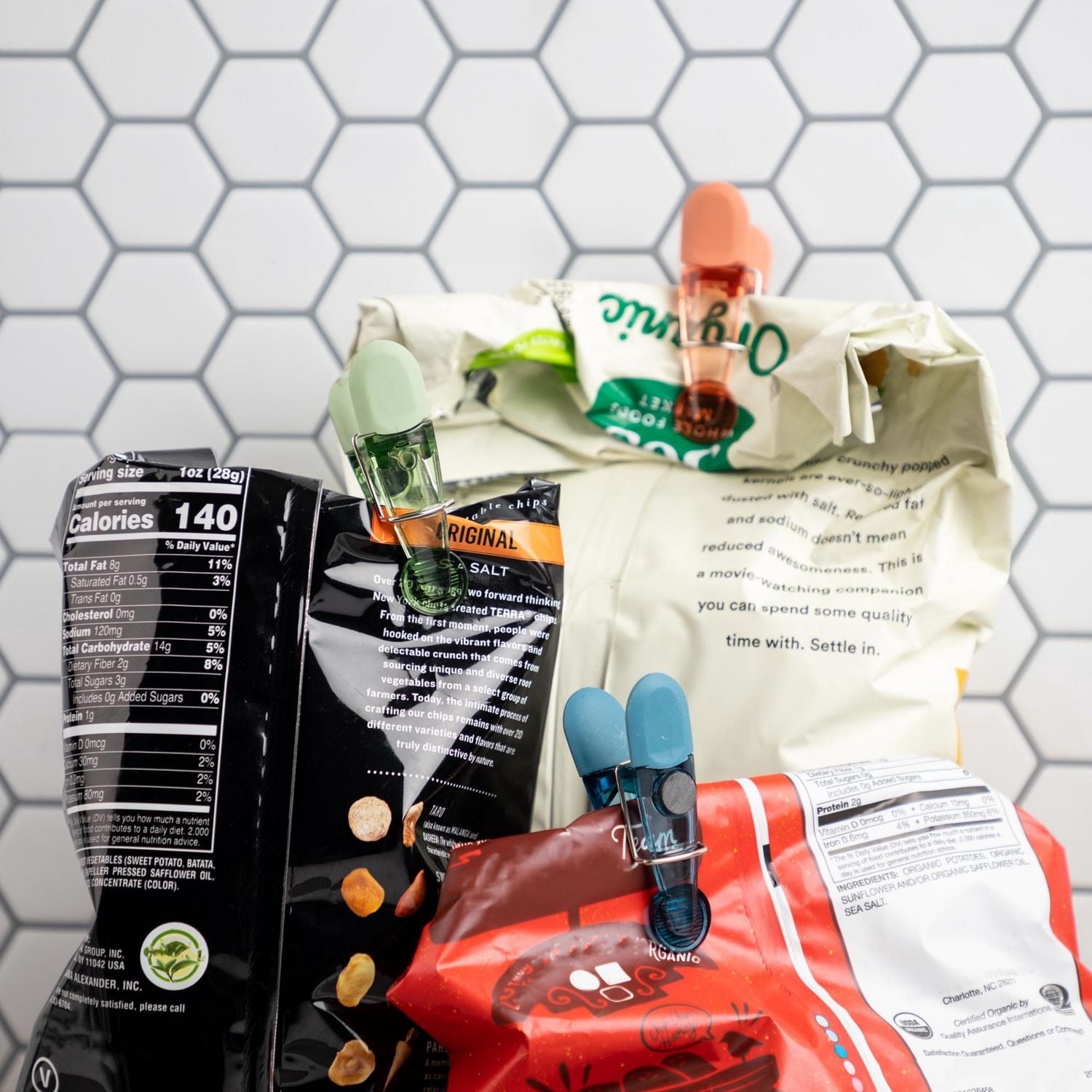 Thyme & Table Pinces à Sac 15 Pièces