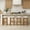 Walnut + Ivory, variant on Christopher Knight Home 30" Round Upholstered Bar Stools, Wooden Frame, Dark Walnut + Ivory, Set of 2