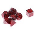 thumbnail image 1 of 7 Piezas s Aleación De Dados Poliédricos MTG (D4 + D6 + D8 + D10 + D12 + D20) rojo Yotijar Dados poliédricos de aleación, 1 of 6
