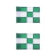 thumbnail image 4 of Greeniant Accesorios de Golf para hombres, golpes, triangulación de envíos, patrón a cuadros, balcón familiar, marcadores de oficina, bandera de cuadros blancos verdes 2piezas Greeniant CBP209007, 4 of 6