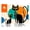 Color 3, variant on 8 Pack Art Acoustic Panels Sound Absorbing Black Cat Retro Mid Century Halloween Room Decor Cats Yellow Decorative Soundproof Wall Panels Self Adhesive for Nursery Game Room Bedroom 48"x32"