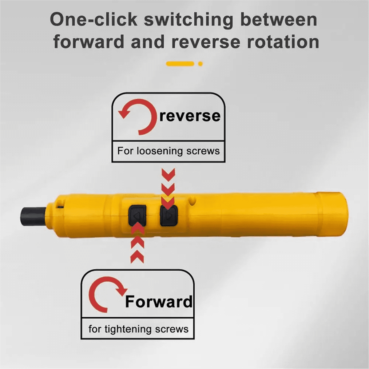 Electric Screwdriver Cordless Stick Battery Operated 3.6V Rechargeable Small