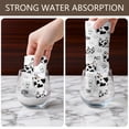 thumbnail image 6 of 4 Pcs Funny Kitchen Towels,White Cartoon Dinosaurs Leaves Pattern Microfiber Dish Towels,Kitchen Tea Towels,Kitchen Towel Set (18" X 26"), 6 of 7