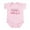 Petal Pink, variant on CafePress - Daddy's Little Girl Infant Bodysuit - Baby Light Bodysuit, Size Newborn - 24 Months