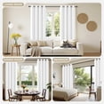 thumbnail image 4 of Cortinas Joydeco Térmicas Aislantes 2 Paneles 108in Blanco, 4 of 9
