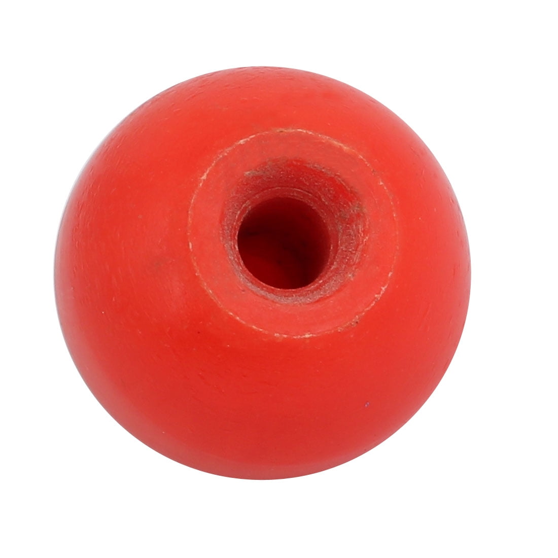 25mm Dia M6 Female Threaded Plastic Round Handle Ball Knob Red