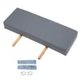 thumbnail image 5 of Serenable Massage Table Length Extension Footrest 51x19x6.5cm Simple Insert Fits Most Tables Comfortable Extension Cushion Lightweight gray, 5 of 10