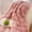 Dusty Rose, variant on H&D White Faux Rabbit Fur Bubble Throw Blanket, 40" × 60"