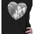 thumbnail image 4 of Moomaya Cold Shoulder Top For Women w/ Sequin Heart Patch Short Summer Tunic, XS-XL, 4 of 9