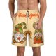 thumbnail image 1 of Balery Gnomes Happy Thanksgiving Traje de Baño Estilo Hawaiano para Hombre, Shorts de Secado Rápido con Bolsillos-X-Large, 1 of 6