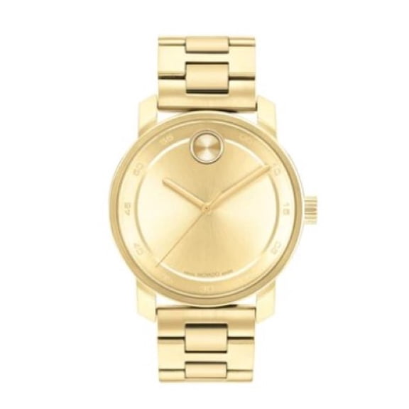 Movado Bold Access Men's Gold Tone Stainless Steel Quartz Watch 3600912