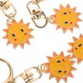 thumbnail image 4 of GAXIRE 5 llaveros de aleación con colgantes de sol: llaveros versátiles y adornos artesanales, accesorios funcionales para decorar bolsos y llaveros., 4 of 7