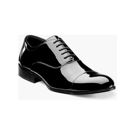 

24998 Stacy Adams Patent Leather Tux Shoes Cap Toe Lace up Black or White