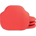 thumbnail image 5 of The Gripper Non-Slip Windsor Chair Cushion, for the Kitchen and living Room, 16x15 Inches, Set of 4, Coral, 5 of 5
