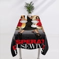 thumbnail image 5 of Desperate Housewives-theme square tablecloth has an iconic print, fits most tables, and is easy to care for perfect gifts for fans friends and family60" x 87"（152*220cm）, 5 of 6