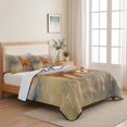 thumbnail image 5 of Quilts Twin Size Bedding Set, Country Horses Lightweight Quilted Comforter, Wildlife Pastoral Forest Grassland Soft Reversible Bedspread Coverlet with Pillow Covers for All Season, 68" x 86", 5 of 9